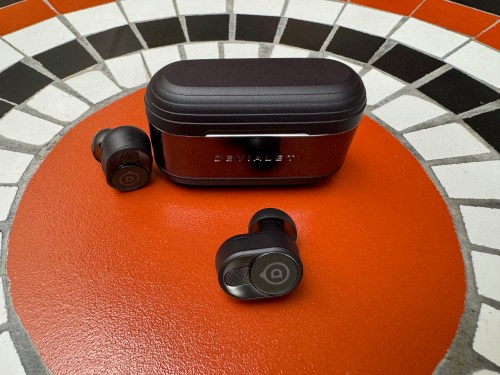 Devialet's Gemini II wireless earbuds with its charging case