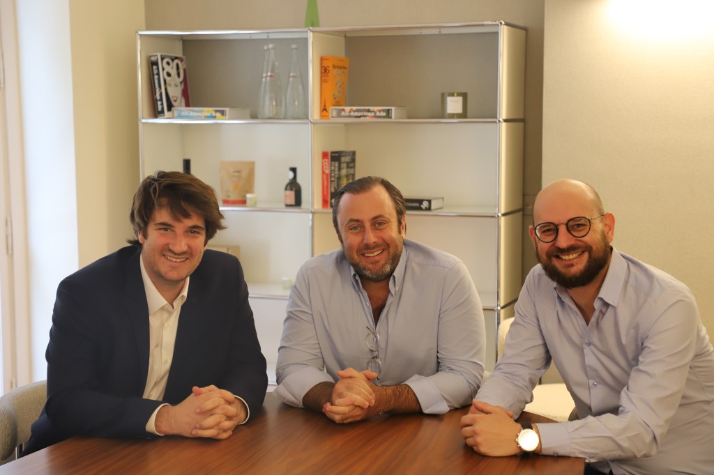 Marc Menasé from Founders Future, and Benjamin Wattinne and Georges Viglietti from Sowefund