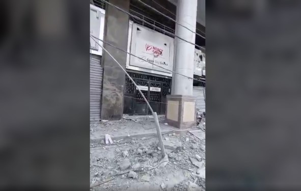 Gaza Sky Geeks office blown out by bombing