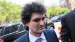 Former FTX CEO Sam Bankman-Fried arrives for a bail hearing at Manhattan Federal Court on August 11, 2023 in New York City.