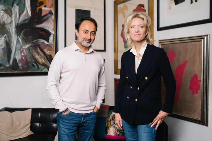 Hemant Taneja, CEO, General Catalyst and Jeannette zu Fürstenberg, founding partner of La Famiglia