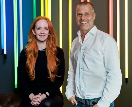 Oxolo founders, Elisabeth L'Orange and Heiko Hubertz