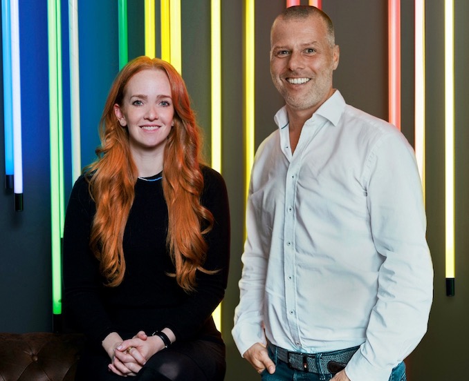 Oxolo founders, Elisabeth L'Orange and Heiko Hubertz