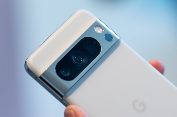 Google Pixel 8 Pro camera array on the back of the smartphone