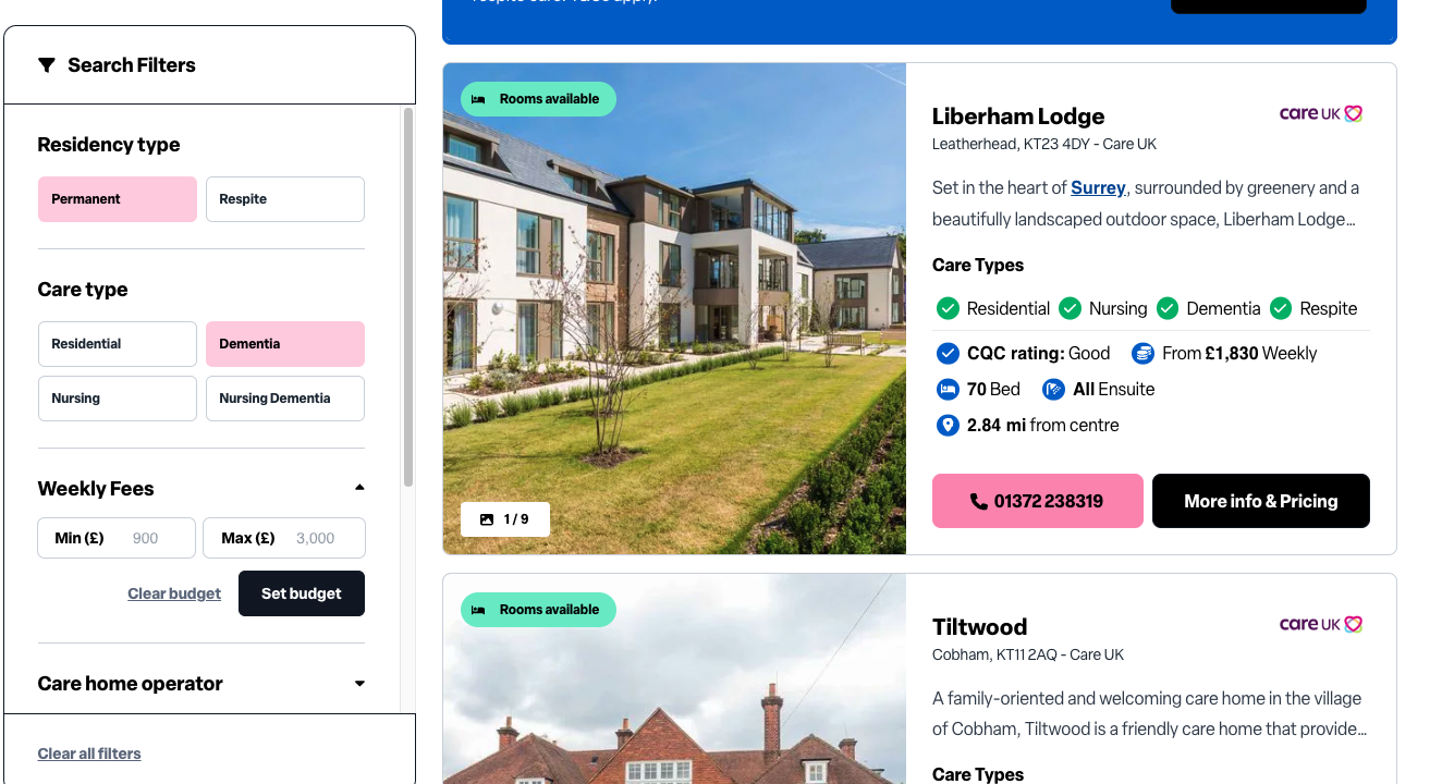 Lottie listing