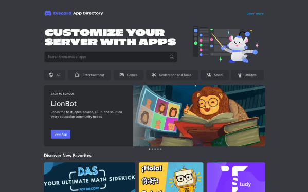 Discord splash screen