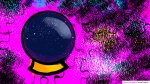 Crystal ball set to a background of jigsaw pieces, peering into the future of AI and related tech