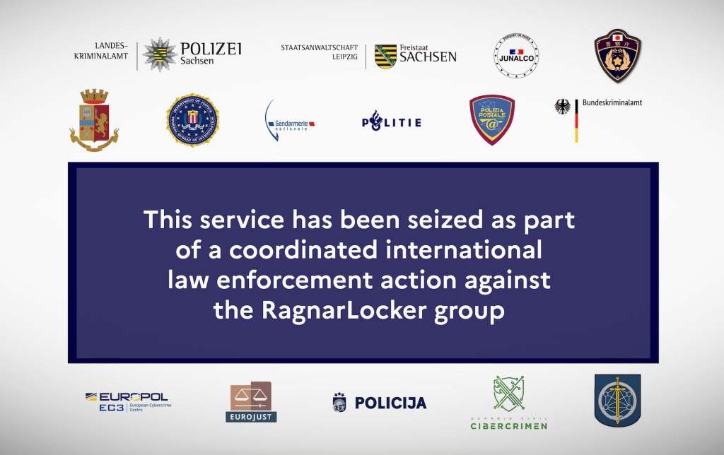 RagnarLocker ransomware dark web portal seized