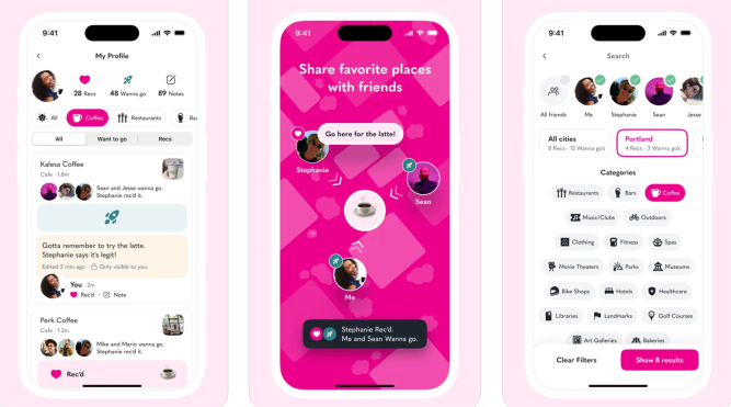 Recs app in the App Store
