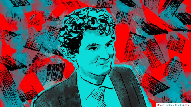 Illustration of Sam Bankman-Fried aka SBF