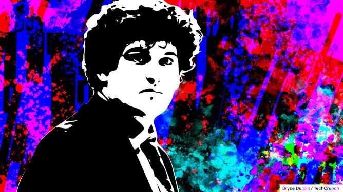 Illustration of Sam Bankman-Fried aka SBF