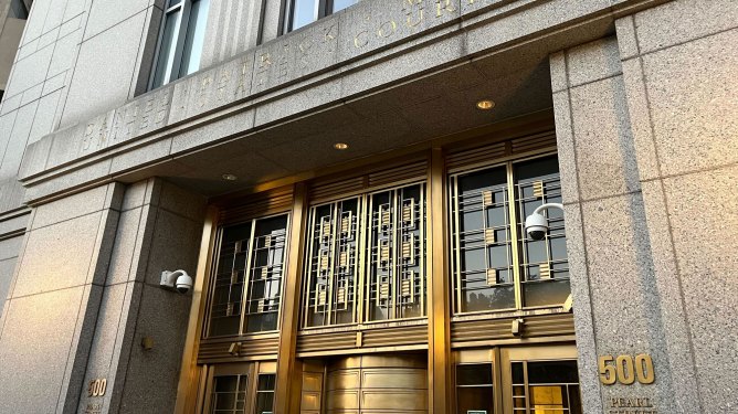 Manhattan Federal Court in New York City, site of the trial of former FTX CEO Sam Bankman-Fried, aka SBF