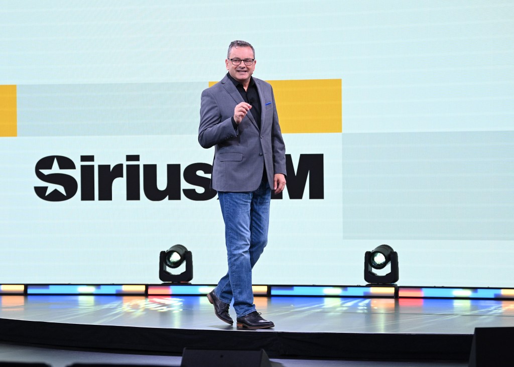 Joe Verbrugge, SiriusXM EVP, Chief Commercial Officer speaks during the SiriusXM Next Generation event