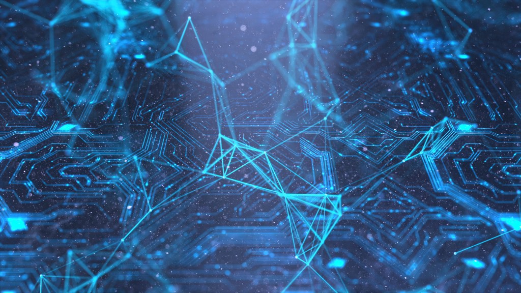 digital abstract technological environment
