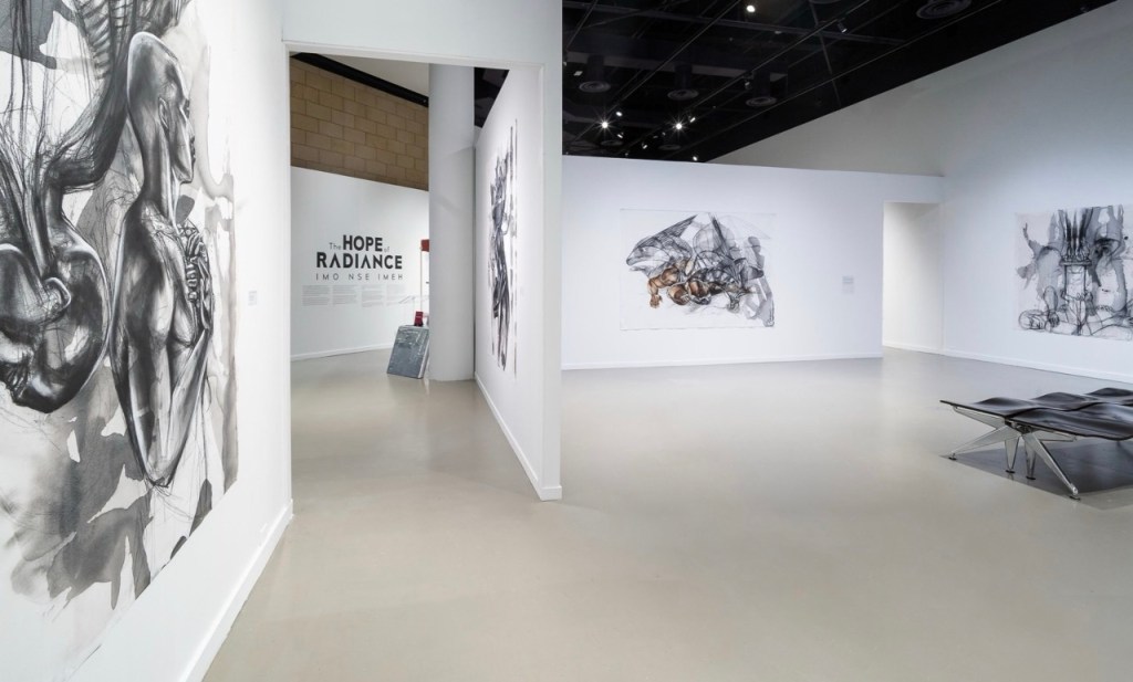 an art gallery