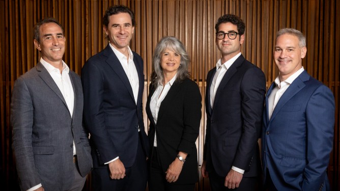 NXTP partners, from left, Gonzalo Costa, Alexander Busse, Marta Cruz, Darly Bendo and Ariel Arrieta