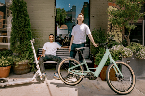 Ridepanda founders Chinmay Malaviya and Charlie Depman