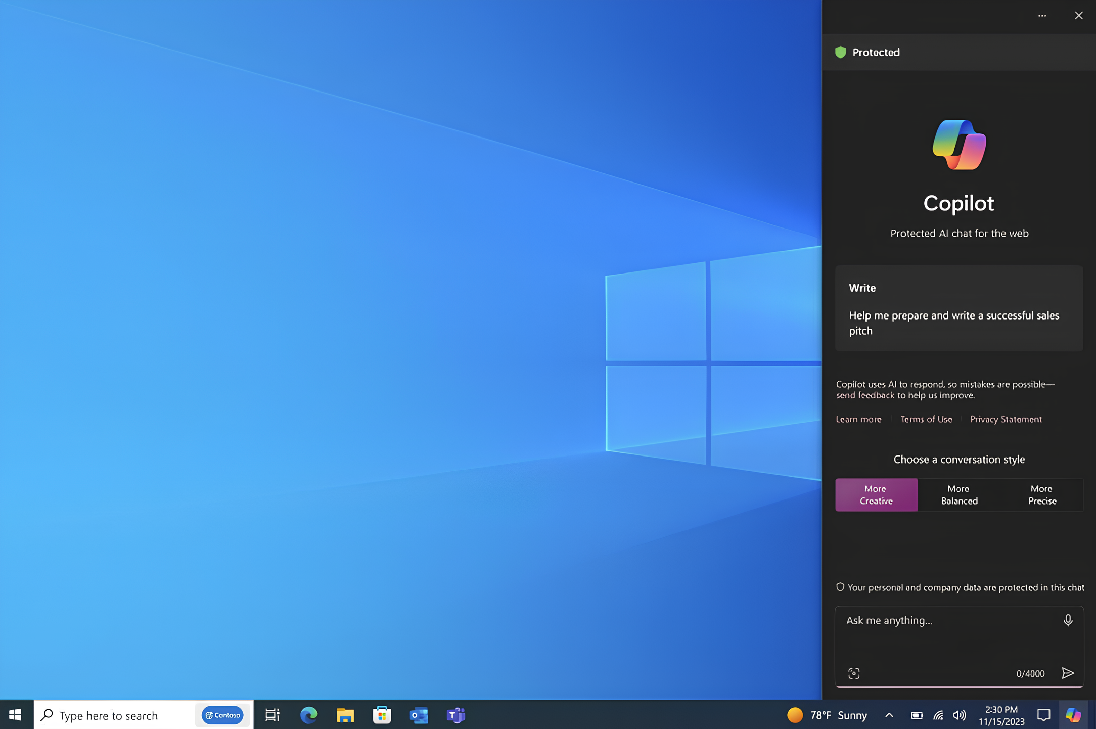 Copilot in Windows 10