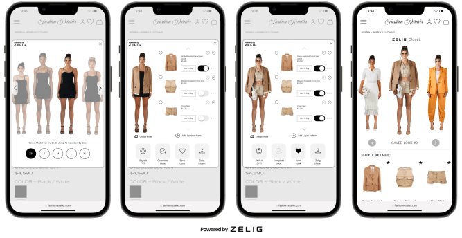 Zelig, virtual try-on, e-commerce