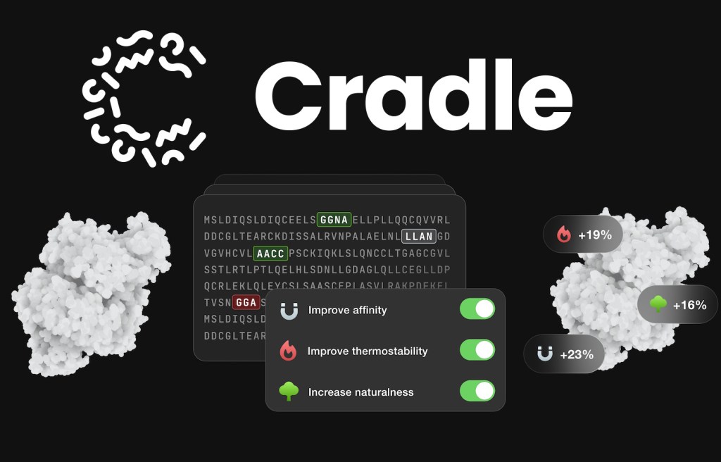 Cradle splash page