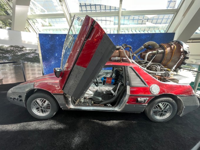 A fictional rocket-powered Fiero from the Fast and Furious franchise.