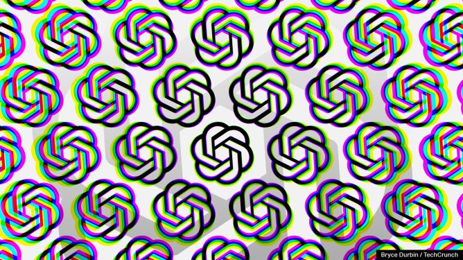 pattern of openAI logo