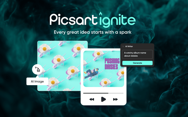 Picsart Ignite splash screen