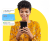 Woman using Sunnyside app.