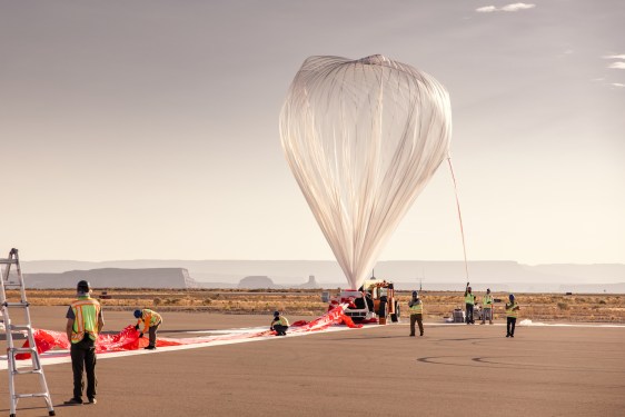World View stratospheric balloon