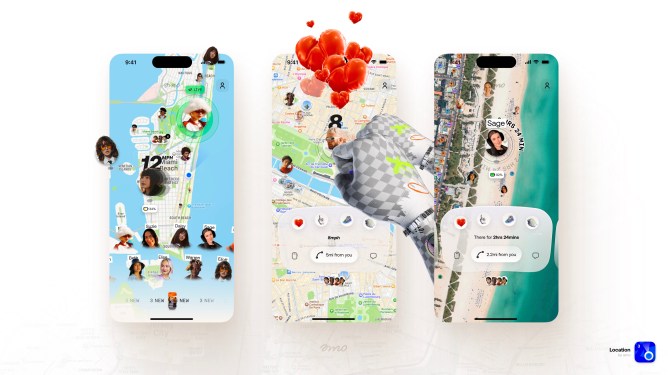 Amo's location-sharing app