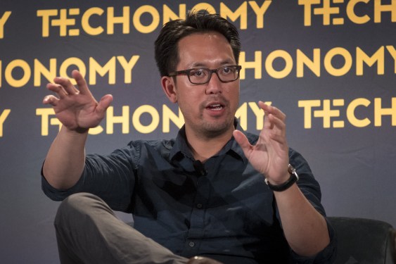 Eric Wu, co-founder and chief executive officer of OpenDoor Labs Inc., speaks during the Techonomy 2018 conference in Half Moon Bay, California, U.S., on Monday, Nov. 12, 2018. The annual conference focuses on the centrality of technology to business and social progress and the urgency of embracing the rapid pace of change brought by technology. Photographer: David Paul Morris/Bloomberg