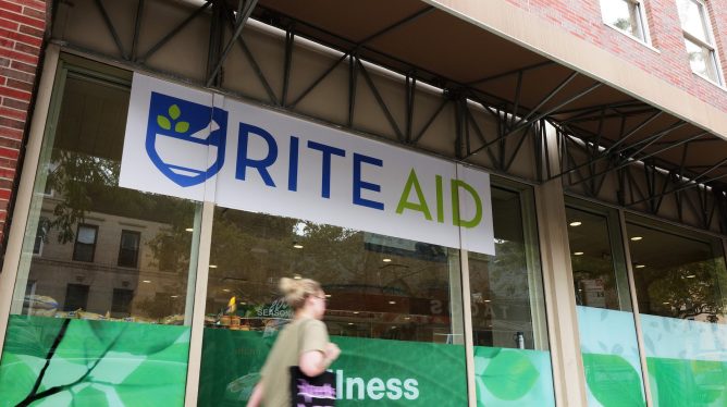 Rite Aid store entrance