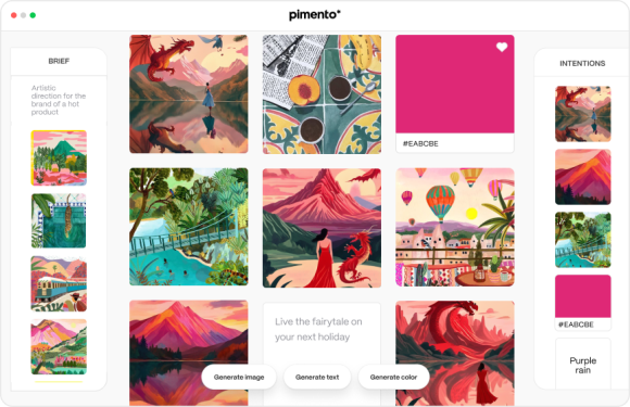 Pimento mood board