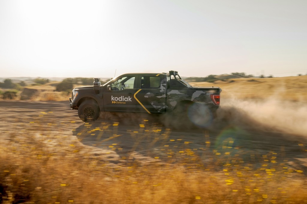 Kodiak Robotics' first autonomous test vehicle designed specifically for the U.S. Department of Defense