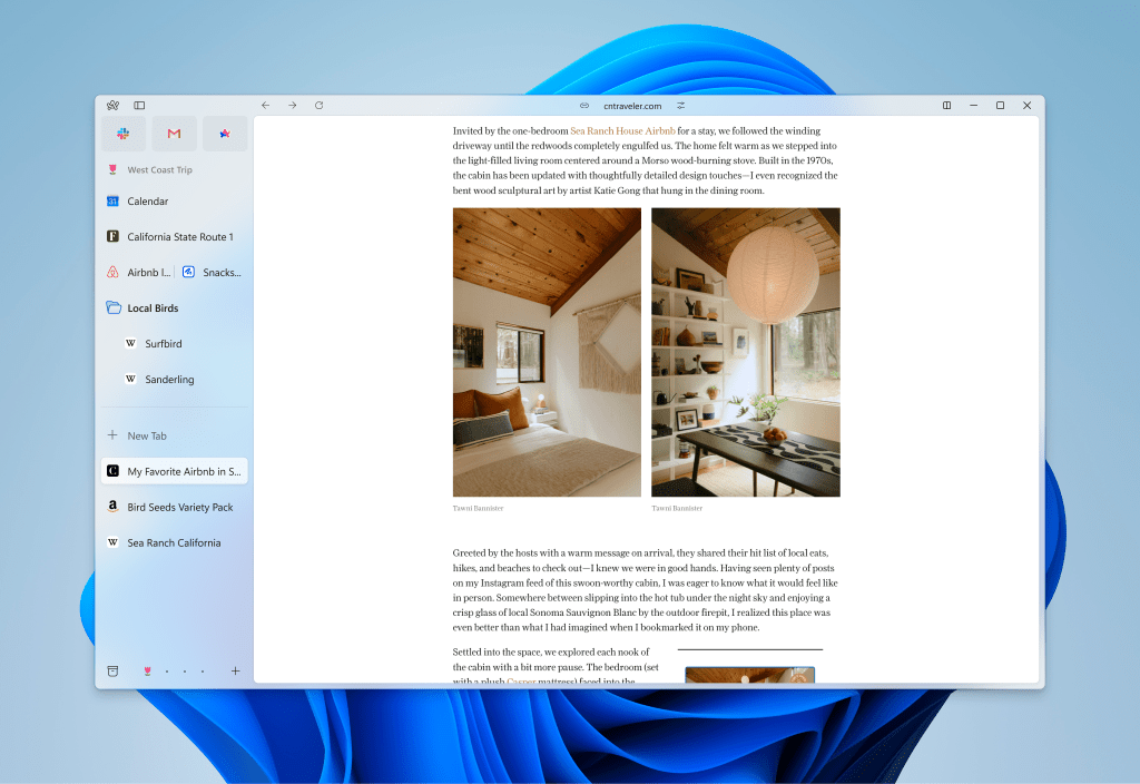 Arc browser on windows