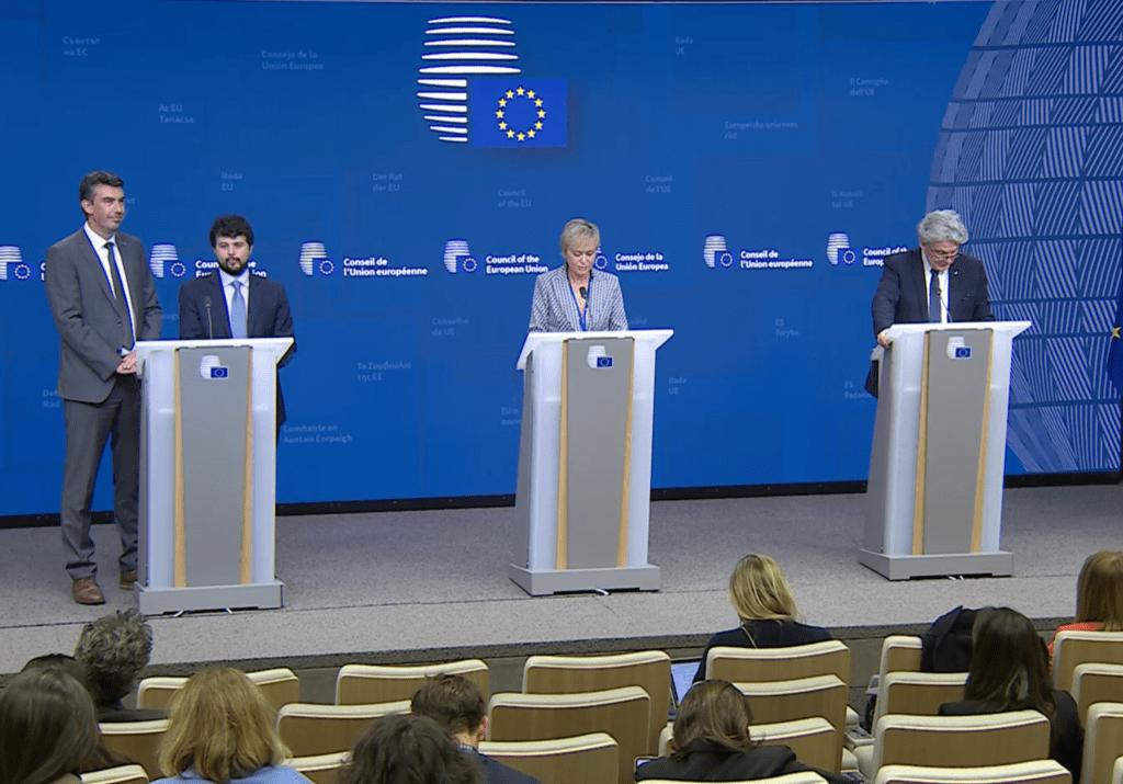 eu ai act trilogue press conference