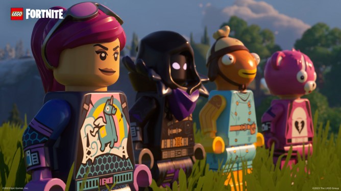 Lego Fortnite characters
