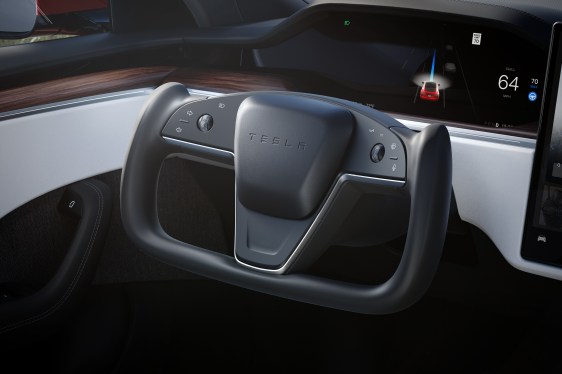 Tesla Model S Steering Yoke