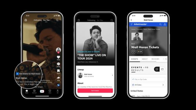 TikTok/Ticketmaster