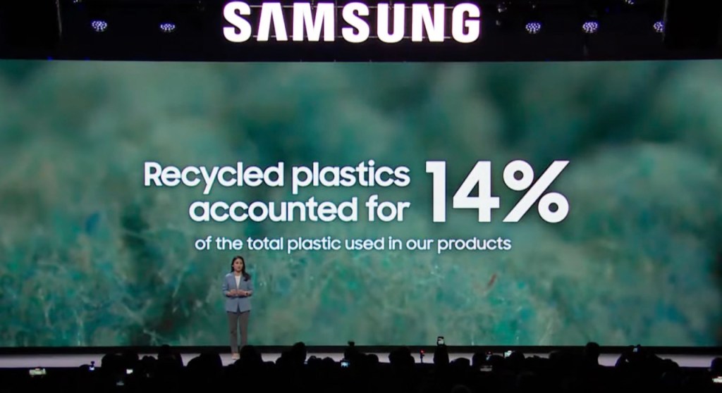 Samsung underscores its sustainability claims at CES 2024