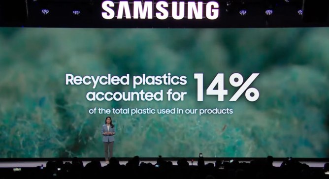 Samsung underscores its sustainability claims at CES 2024
