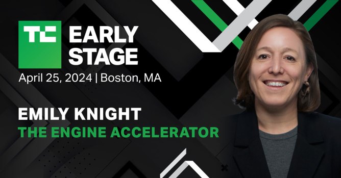 TechCrunch Early Stage - April 25, 2024 - Boston MA - Emily Knight of The Engine Accelerator