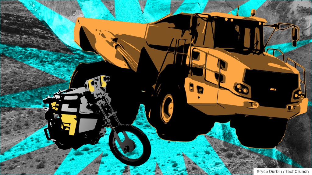 Ghostrider and articulated dump truck