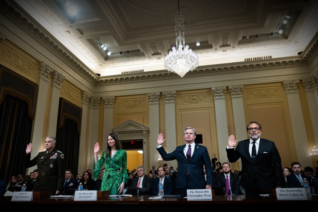government officials from NSA, CISA, FBI and the Office of the National Cyber Director testify to a House panel about China cyber threats to U.S. infrastructure