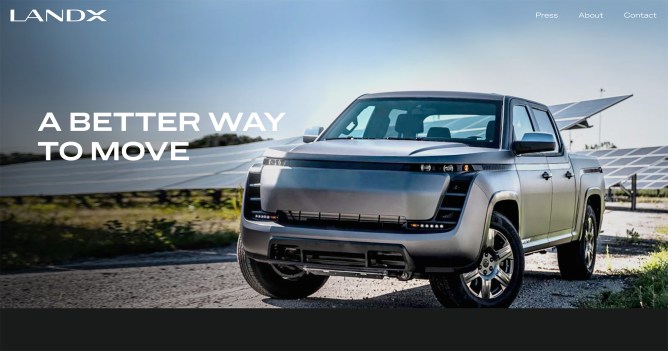 LandX Motors pickup truck