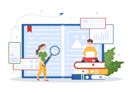 Illustration showing creating text from images.
