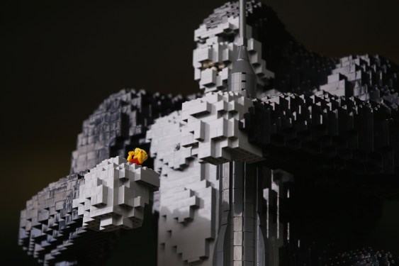 LEGO version of King Kong on the Empire State Building