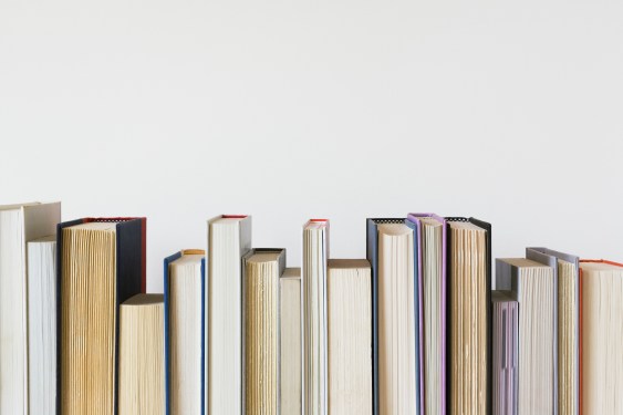 Row of books