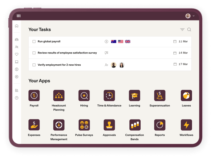 Rippling's HR cloud for Australia