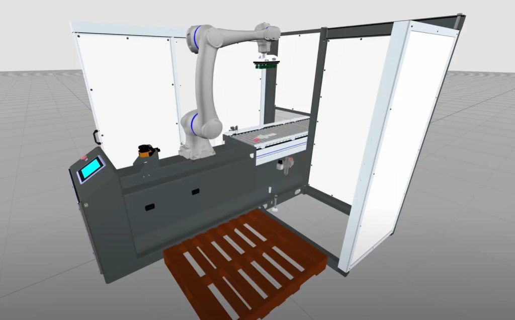 Jacobi Robotics render of robotic arm